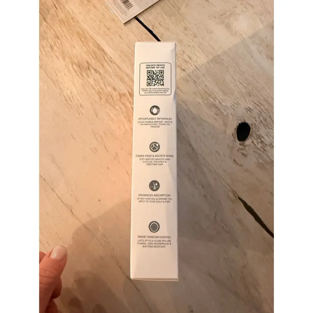 NEW FOREO Flip Play Red Light Hairbrush- Tickle Me Pink FREE GIFT!
